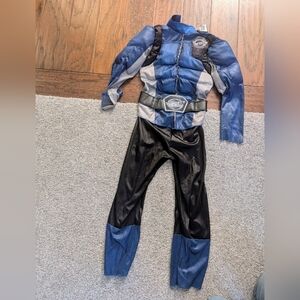 Power Ranger Blue and Black Kids Costume